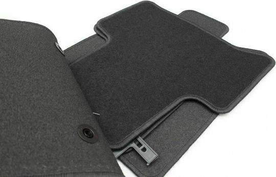 Petex Set of Front and Rear Mats 4pcs for Alfa Romeo Stelvio 2017+ Black