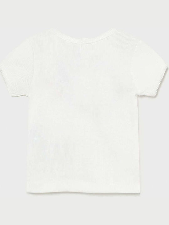 Mayoral Kids Blouse Short Sleeve White