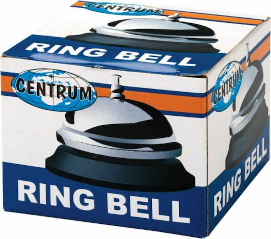 Centrum Metallic Bell for Hotel Reception with Diameter 6.5cm. Silver 12pcs