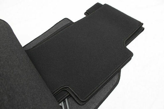 Petex Set of Front and Rear Mats 4pcs for Renault Grand Scenic 2009+ Black