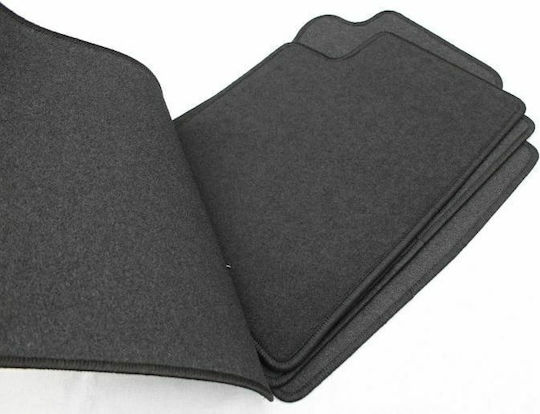 Petex Set of Front and Rear Mats 4pcs for Toyota Land Cruiser 2003-2009 Black