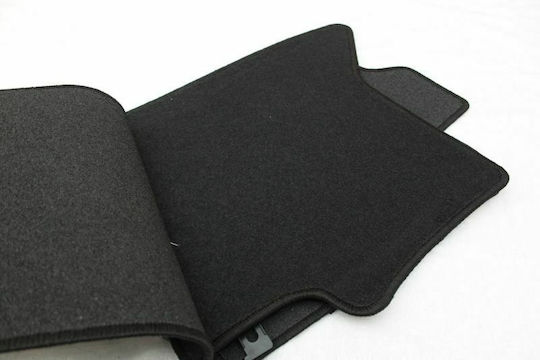 Petex Set of Front and Rear Mats 4pcs for Toyota Hilux 2016+ Black