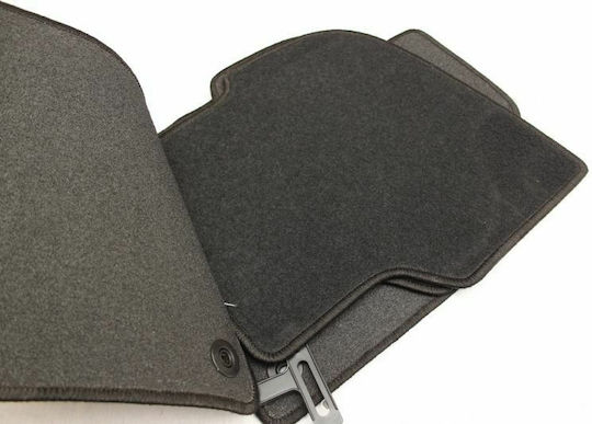 Petex Set of Front and Rear Mats 4pcs for Volkswagen Jetta 2011+ Black