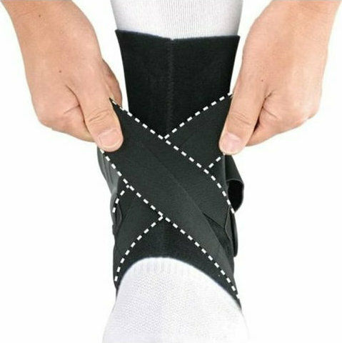 Zamst A2-DX Ankle Brace Left Side in Black Colour