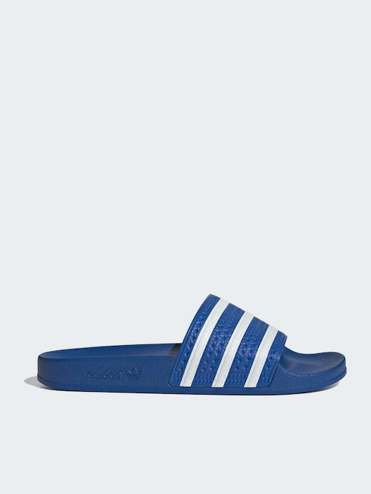 Adilette Men's Slides Glow Blue / Cloud White