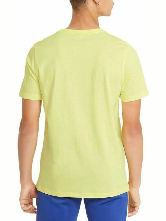 Puma Play Men's Short Sleeve T-shirt Yellow