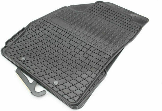 Frogum Set of Front and Rear Mats 4pcs for Chevrolet Aveo 2011 Black
