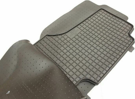 Petex Set of Front and Rear Mats 4pcs for Mitsubishi L200 2007 Black