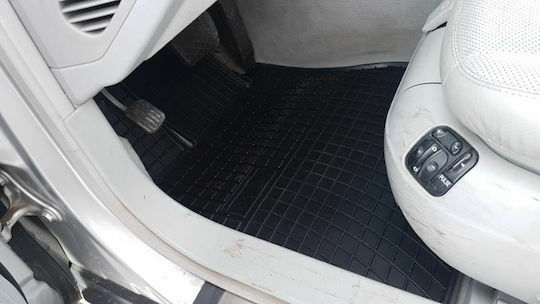 Frogum Set of Front and Rear Mats 4pcs for Mercedes-Benz S 1998-2005 Black
