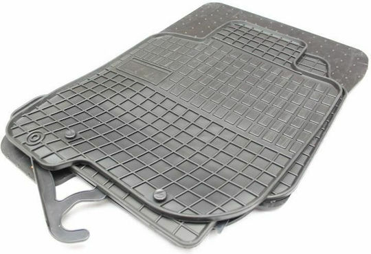 Frogum Set of Front and Rear Mats 4pcs for Mitsubishi L200 2007 Black