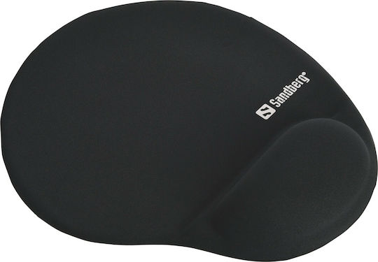 Sandberg Gel Mouse Pad (230mm) with Wrist Support Black 520-23