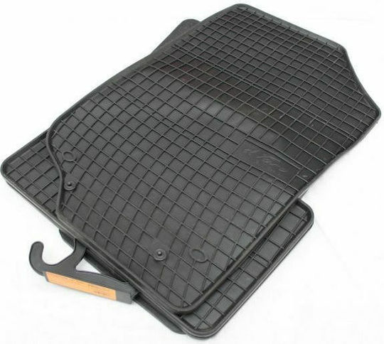 Frogum Set of Front and Rear Mats 4pcs for Peugeot 207 2006-2012 Black