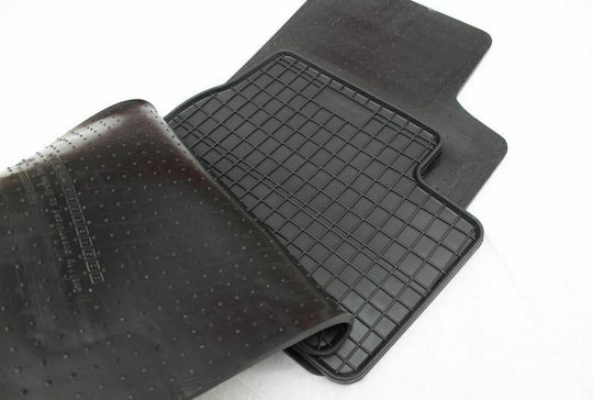 Frogum Set of Front and Rear Mats 4pcs for Peugeot 207 2006-2012 Black