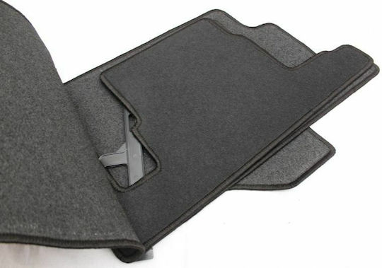 Petex Set of Front and Rear Mats 4pcs for Peugeot 1007 2005-2009 Black