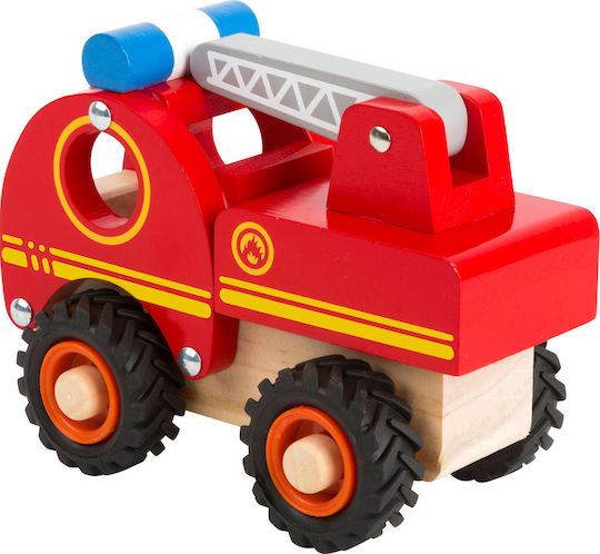 Small Foot Πυροσβεστικό Με Λαστιχένιες Ρόδες Φορτηγό Πυροσβεστικό για 3+ Ετών