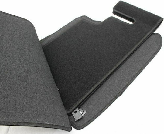 Petex Set of Front and Rear Mats 3pcs for Peugeot Partner / Rifter 2019 Black