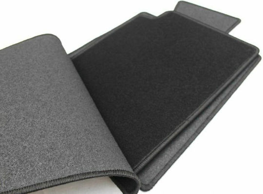Petex Set of Front and Rear Mats 4pcs for Renault Safrane 1992-2000 Black