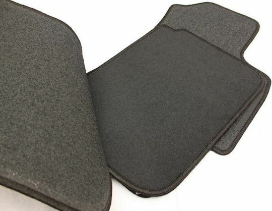 Petex Satz Vorder- und Hintermatten 4Stück aus Teppichboden für Subaru Erbe 2003-2009 Schwarz