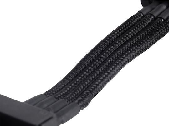 Silverstone 4-Pin Molex - 15-Pin Sata Cable 0.3m Black (SST-PP07-BTSB)