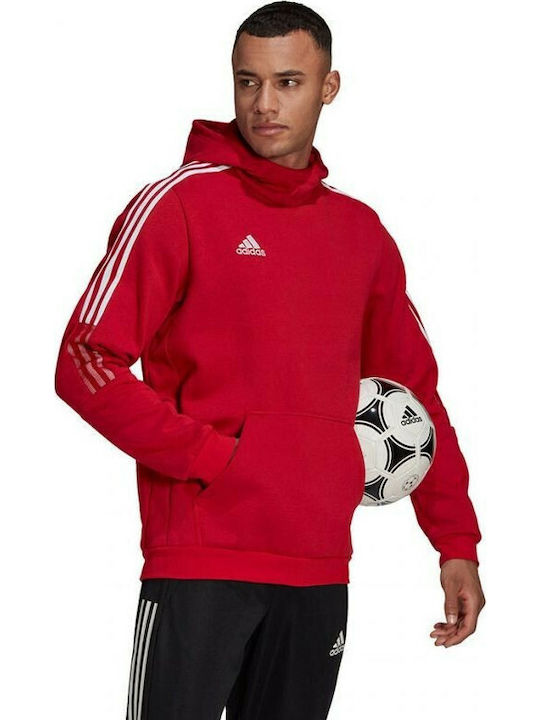 Tiro 21 Sweatshirt mit Kapuze Rot