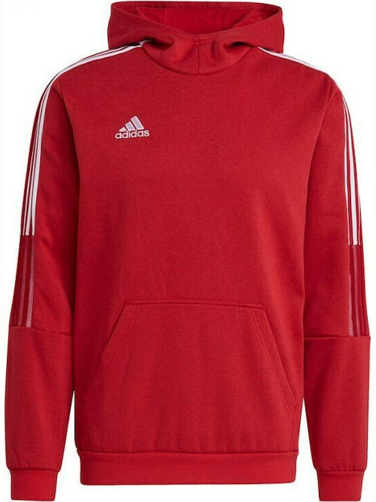 Tiro 21 Sweatshirt mit Kapuze Rot