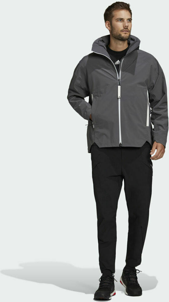Adidas Myshelter Ανδρικό Χειμωνιάτικο Μπουφάν Αδιάβροχο Γκρι GE5852 |  Skroutz.gr