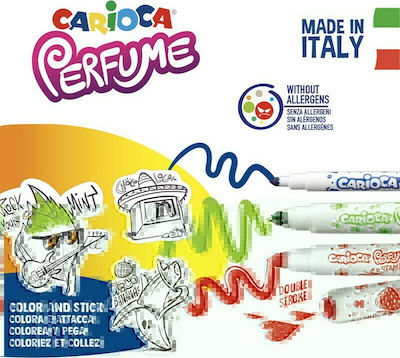 Carioca Perfume Deluxe Box Washable Scented Drawing Markers Thick Set 30 Colors 10343082