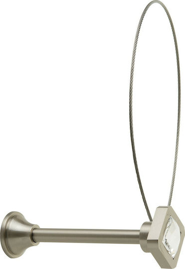 Zogometal Holdback Magnetic made of Metal Nickel Matt / Swarovski Crystal with Diza 1pcs