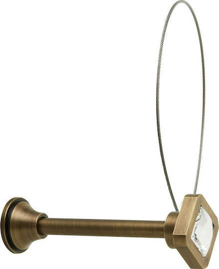 Zogometal Holdback Magnetic made of Metal Bronze / Swarovski crystal with Diza 1pcs