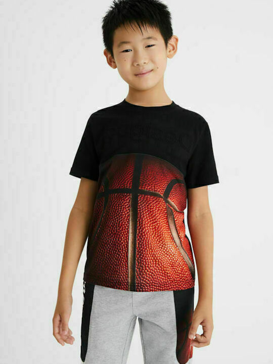 Kids' T-shirt Black Manuel