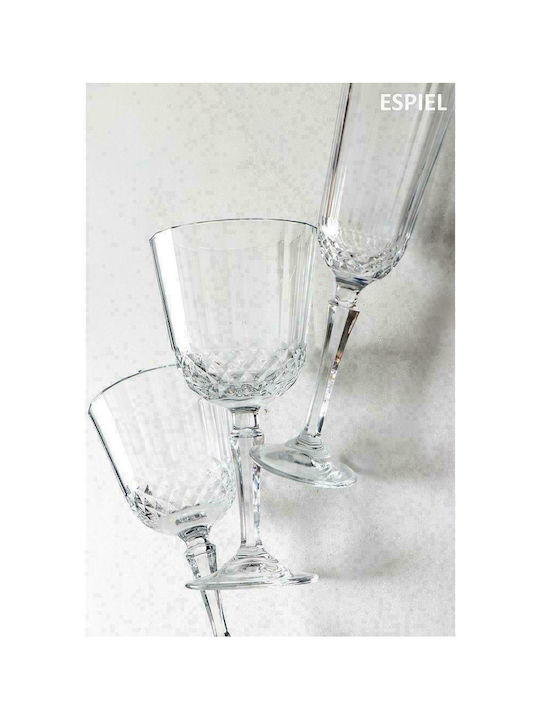 Espiel Diony Set of Glasses for White Wine made of Glass Stemmed 230ml 12pcs