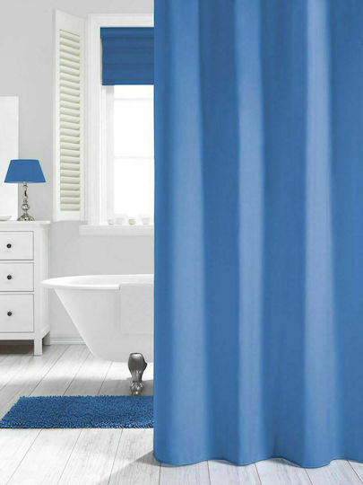 Sealskin Madeira Shower Curtain Fabric 180x200cm Blue