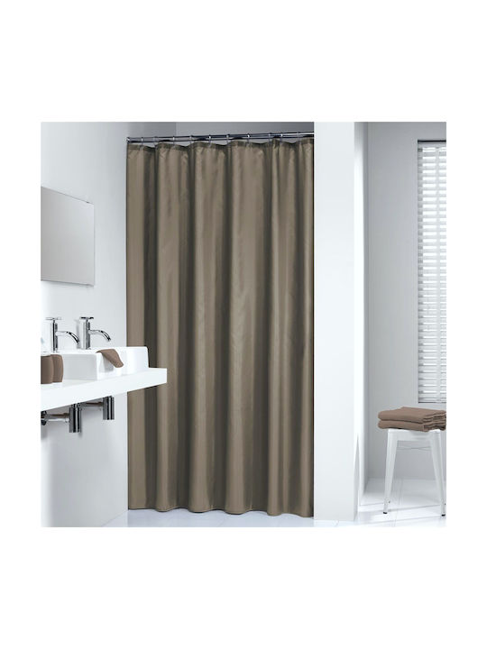 Sealskin Madeira Fabric Shower Curtain 180x200cm Sand 238501365