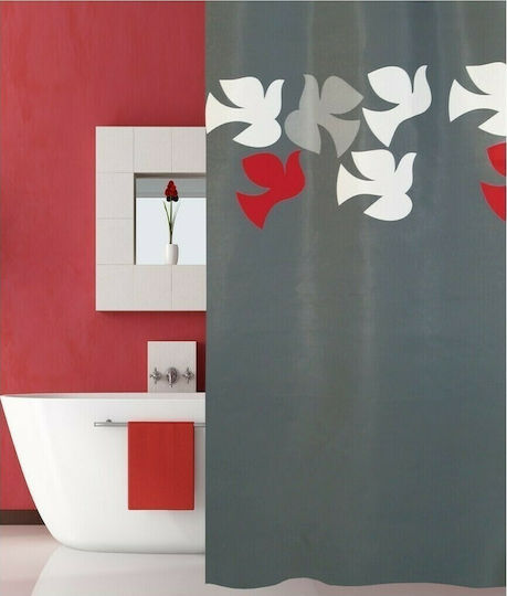 San Lorentzo Dove Perdea de Baie Țesătură 180x180cm Gri 1782 GREY San Lorentzo Dove Perdea de Baie Țesătură 180x180cm Gri 1782 GREY