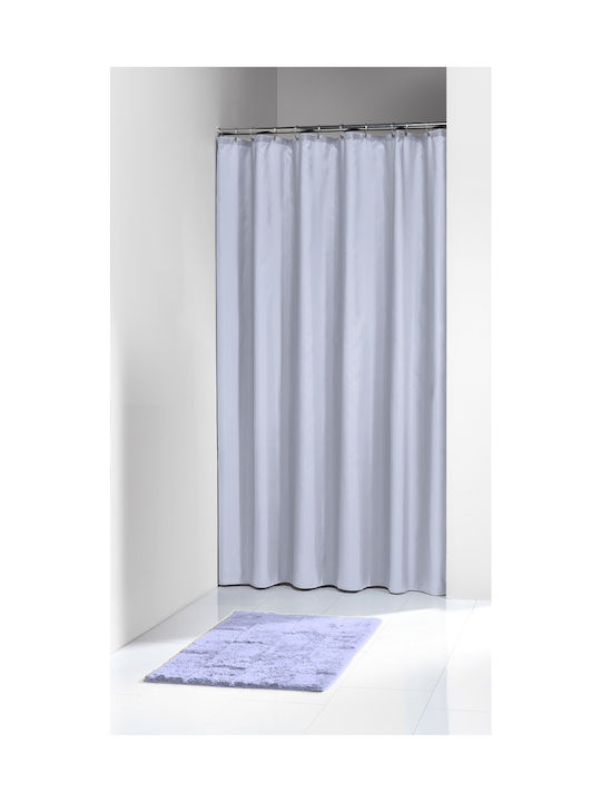 Sealskin Granada Shower Curtain 180x200cm Pastel Blue 217001320