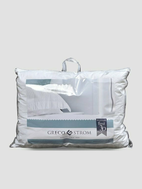 Greco Strom First 3d Plus Μαξιλάρι Ύπνου Microfiber 50x70x9cm