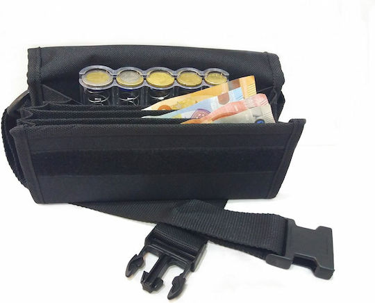 Plastic Waiter Waist Bag / Pouch with 5 Number of Spit 22.5x6.5x11cm Eurocash PW 5 PLT