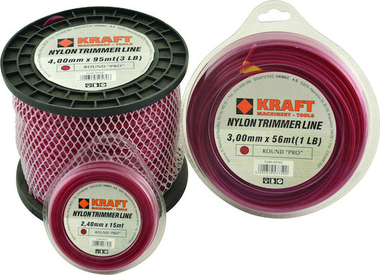 Kraft Round Pro Round Brush Cutter Trimmer Line 2.4mm 15m 69357