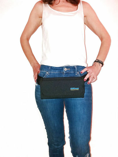 Metal Waiter Waist Bag with 8 Coin Box Slots 22.5x6.5x11cm Eurocash PW 8
