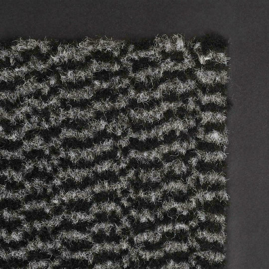 vidaXL Fußmatte Sisal mit rutschfester Unterlage Charcoal 90x150cm
