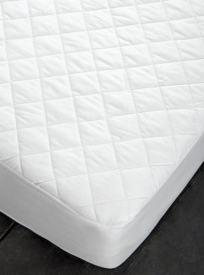 Vesta Home Super-Double Quilted Mattress Cover Fitted Εκάβη White 160x200cm