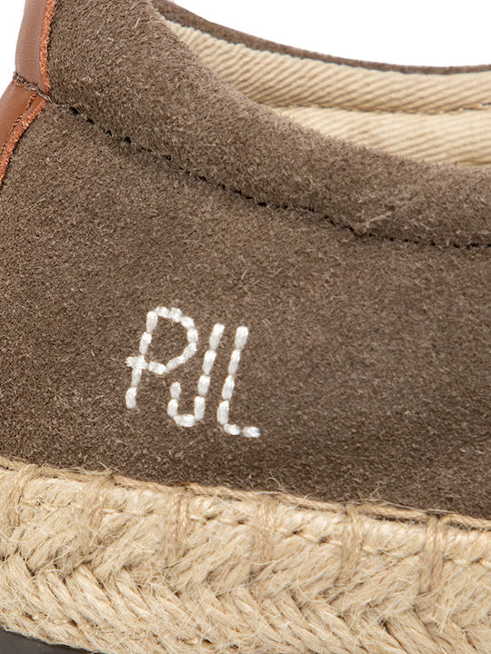 Tourist C-Smart Suede Men's Espadrilles Dark Stone