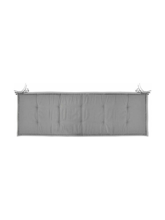 vidaXL Waterproof Bench Cushion for Garden Bench Gray 150x50cm