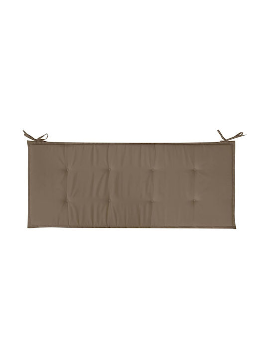 vidaXL Waterproof Bench Cushion for Garden Bench Taupe 120x50cm