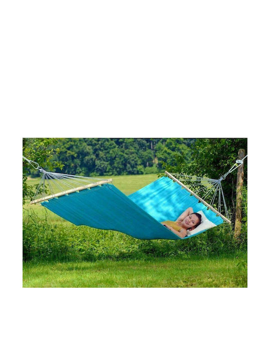 Amazonas Miami Αιώρα Διπλή Υφασμάτινη Aqua 220x120εκ.