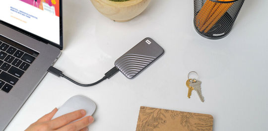 Western Digital MyPassport SSD 2020 USB-C 3.2 4TB 2.5 Inch Grey