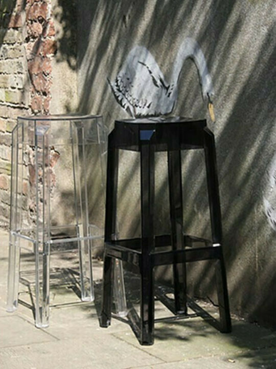 Bar Stool from Polypropylene Fox 65 Black 2 Pieces 36x36x65cm Bar Stool from Polypropylene Fox 65 Black 2 Pieces 36x36x65cm
