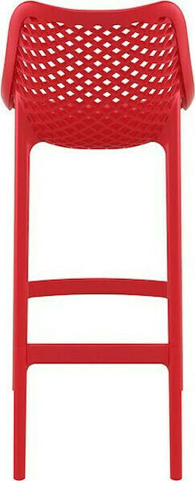 Stool for Bar Outdoor Air Bar 75 Red 45x53x105cm