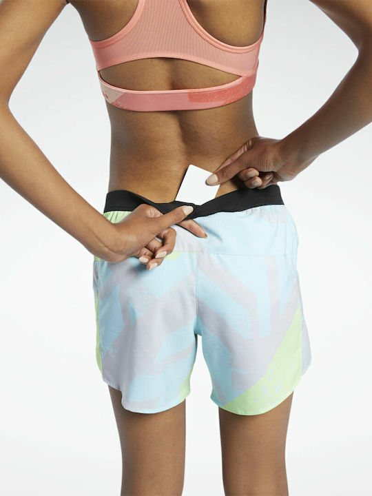 Essentials Allover Print Women's Sporty Shorts Digital Glow