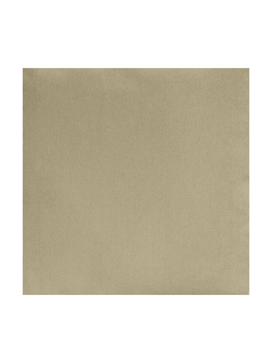 Lino Home Dekorativer Kissenbezug Renas aus Samt 96 Beige 45x45cm.